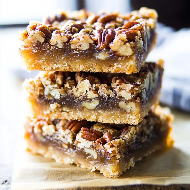 Chewy Pecan Pie Bars Recipe