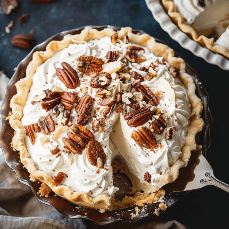 Silky Pecan Cream Pie Recipe