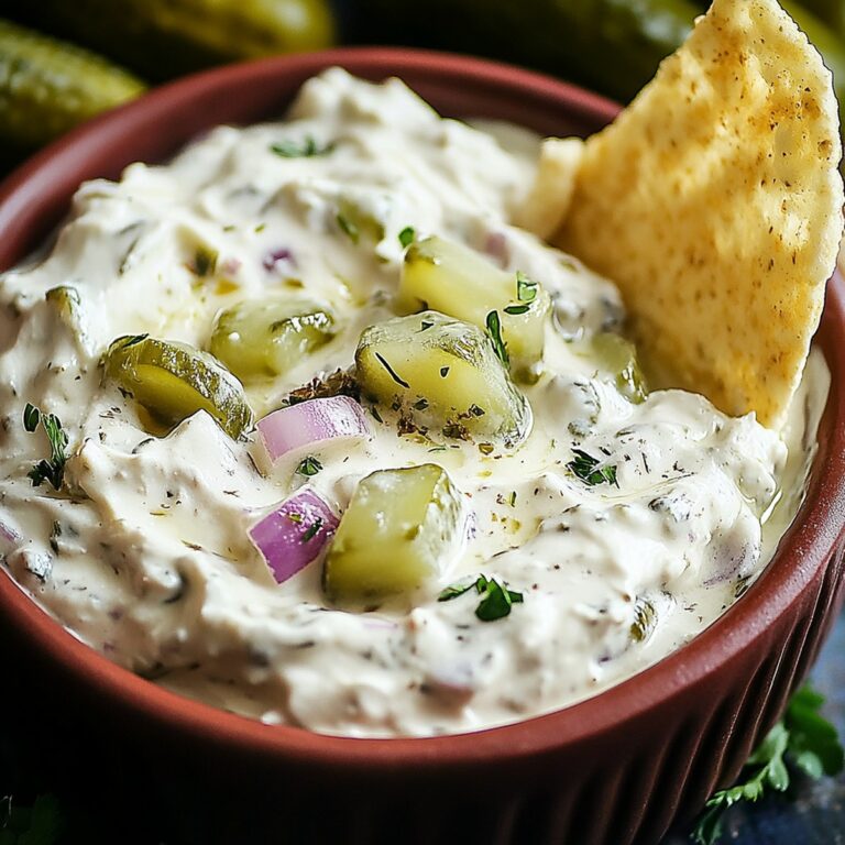Tangy Pickle Dip Recipe