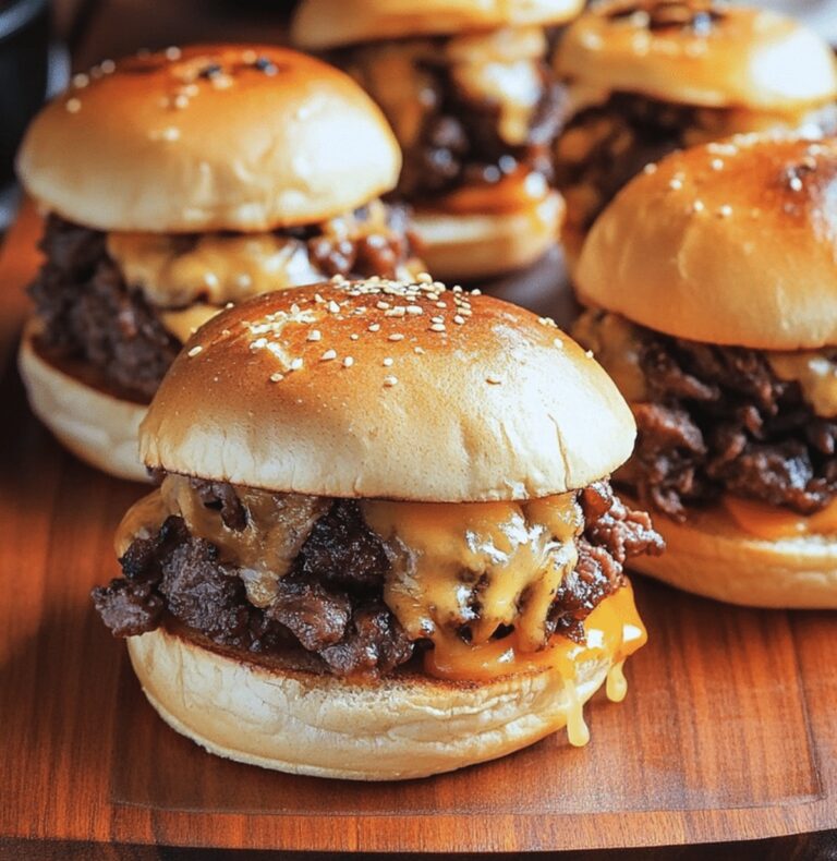 Roast Beef & Cheddar Sliders Recipe