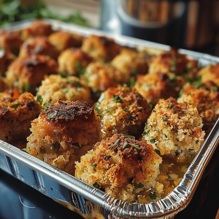 Crispy Stuffing Balls Recipe