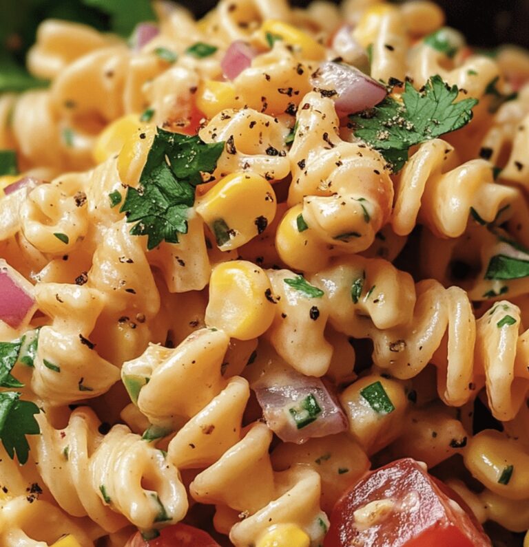 Vibrant Mexican Street Corn Pasta Salad Recipe