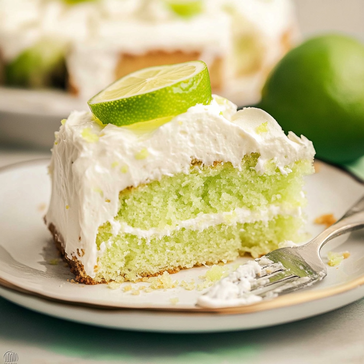 Tangy Key Lime Poke Cake Recipe