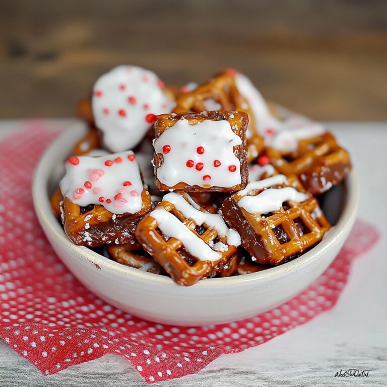 Candy Bar Pretzel Bites Recipe