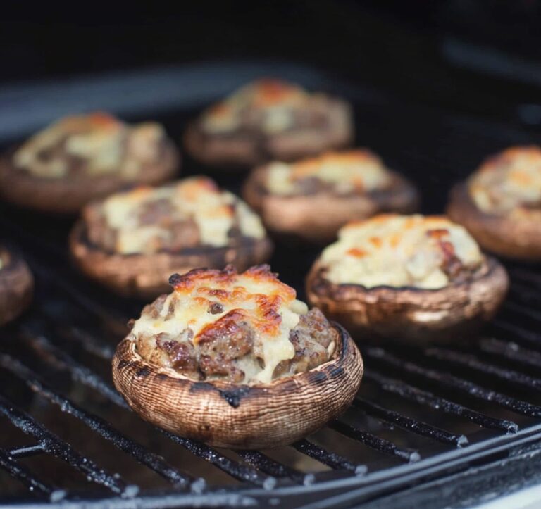 Mouthwatering Grilled Stuffed Mushrooms Recipe