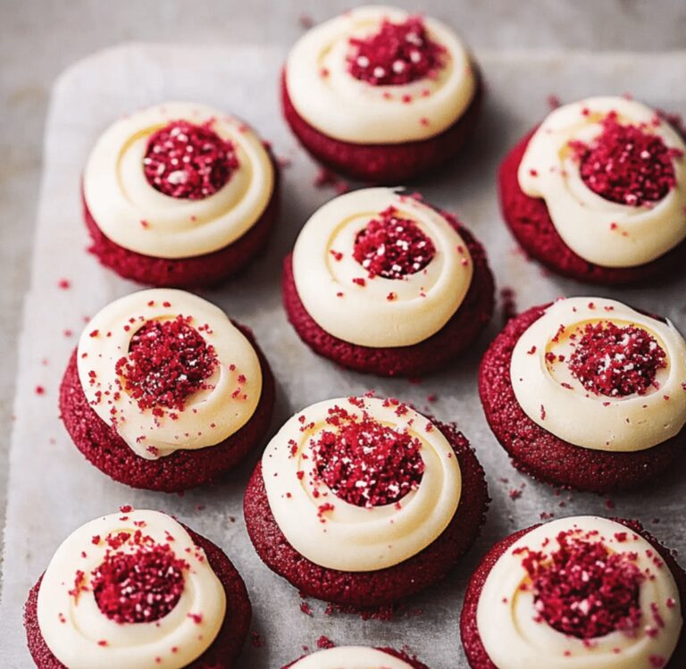 Luscious Red Velvet Cupcake Cookies Recipe