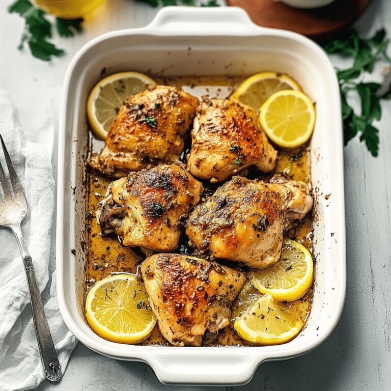 Tangy Greek Lemon Chicken Recipe