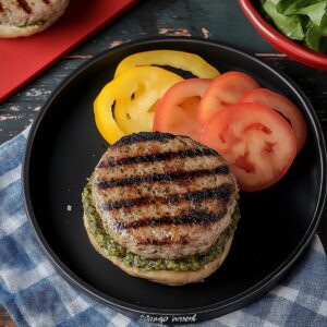 Grilled Pesto Turkey Burgers Recipe