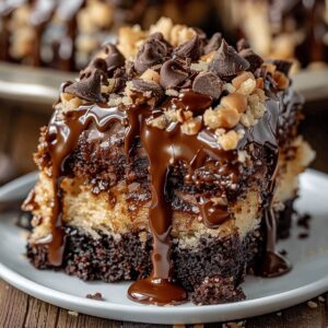 Moist German Chocolate Poke Cake Recipe
