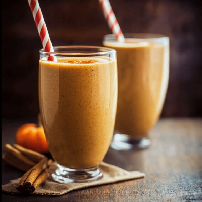 Cozy Breakfast Pumpkin Pie Smoothie Recipe