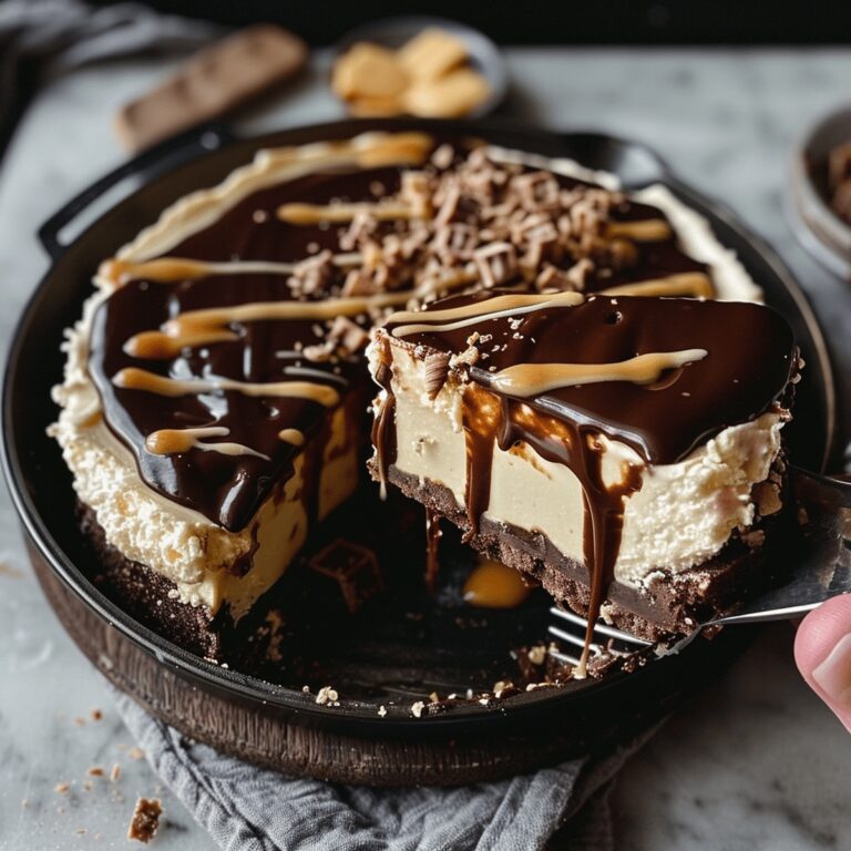 Indulgent No-Bake Twix Cheesecake Recipe
