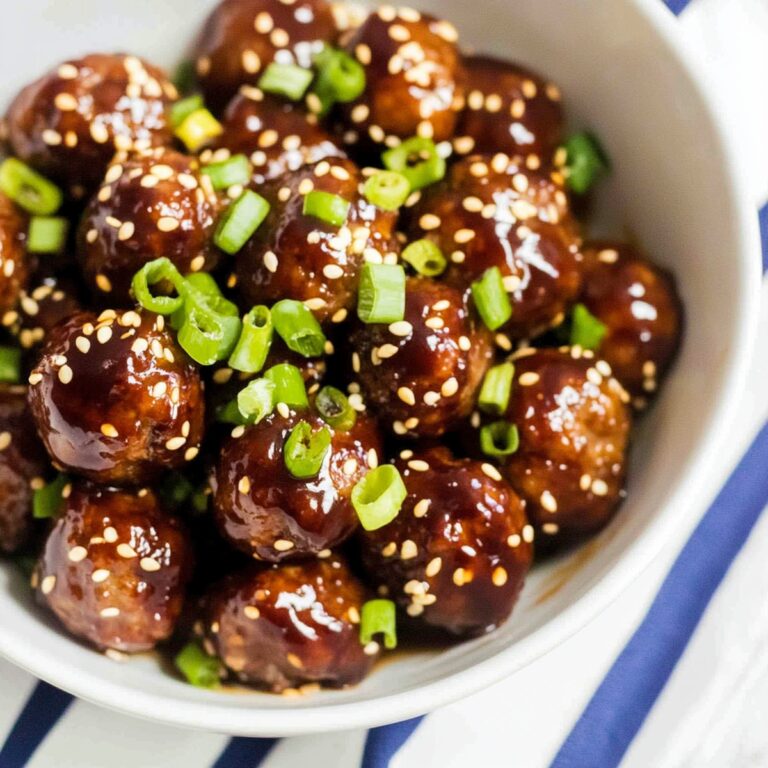 Asian Crockpot Meatballs Recipe