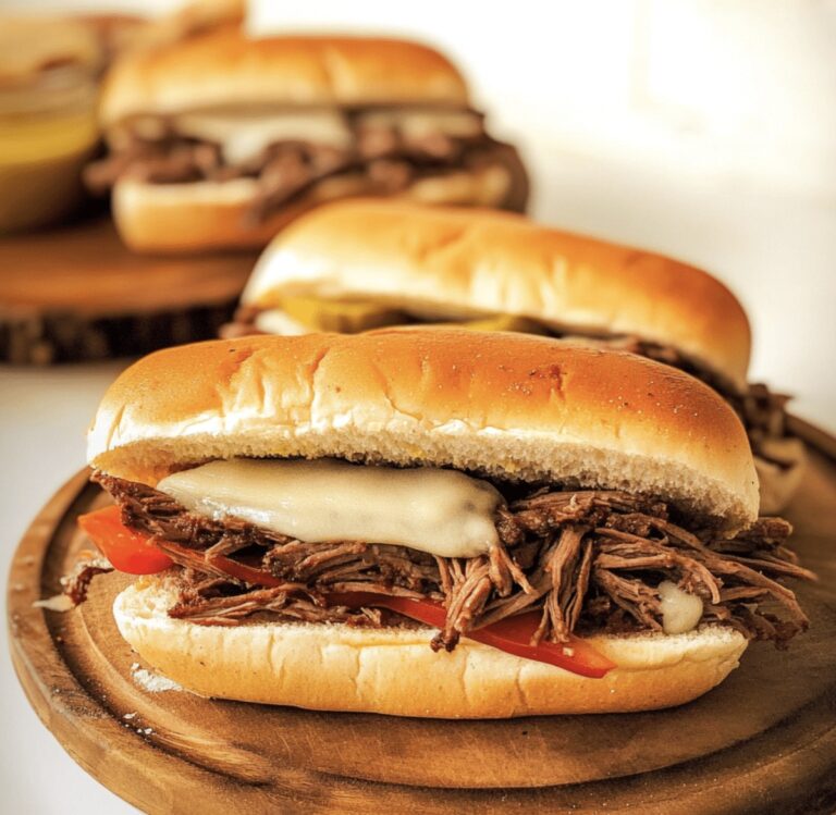Slow Cooker Italian Beef Sandwiches Recipe