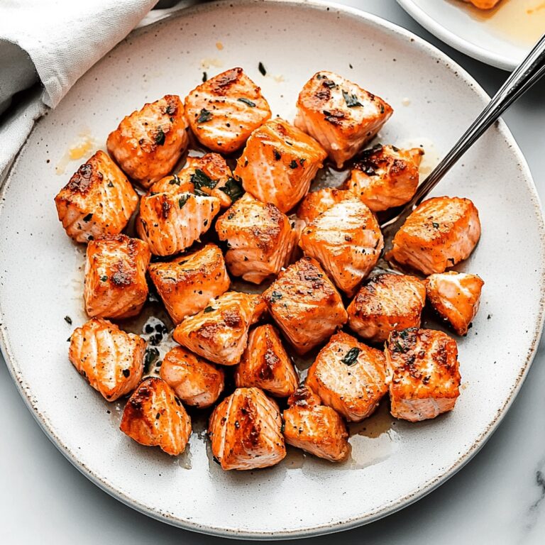 Crispy Air Fryer Salmon Bites Recipe