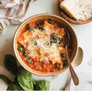 Hearty Creamy Lasagna Soup Recipe