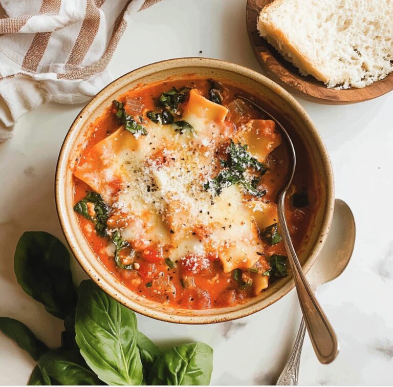 Hearty Creamy Lasagna Soup Recipe