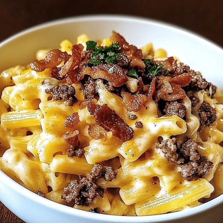 Tantalizing Bacon Cheeseburger Pasta Recipe