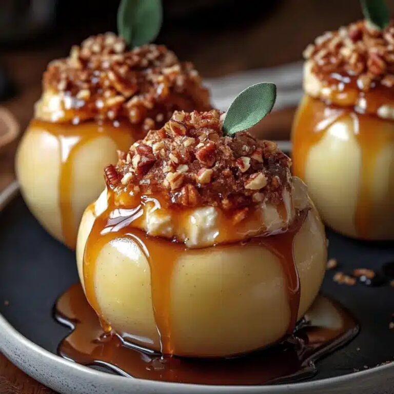 Heavenly Cheesecake Stuffed Baked Apples Recipe