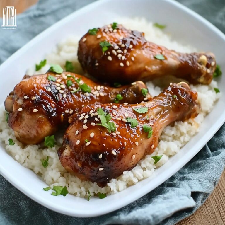 Slow Cooker Honey Garlic Chicken Legs Recipe