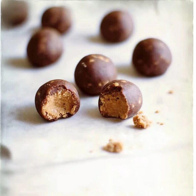 Peanut Butter Cookie Dough Balls Recipe