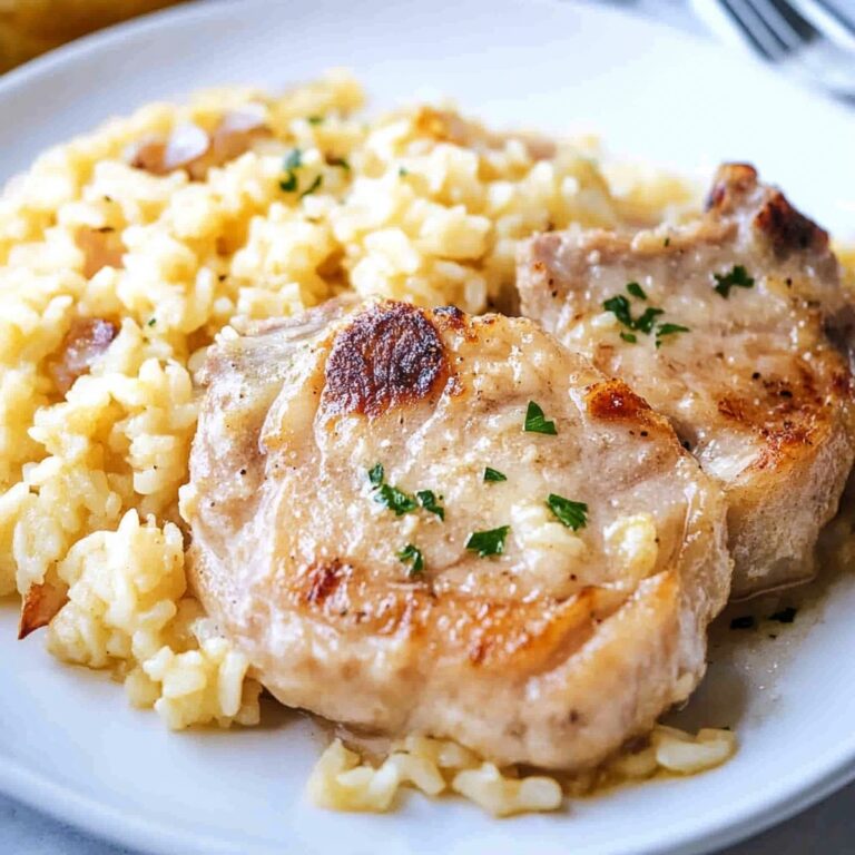Baked Pork Chops & Rice Recipe