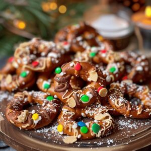 Festive Christmas Pretzel Hugs Recipe