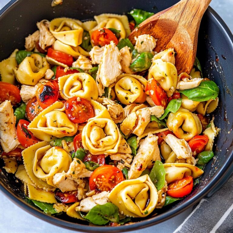 Vibrant Balsamic Chicken Tortellini Salad Recipe