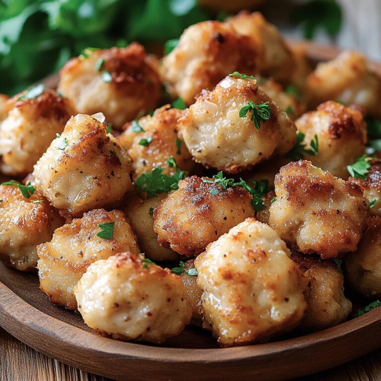 Garlic Parmesan Chicken Bites Recipe