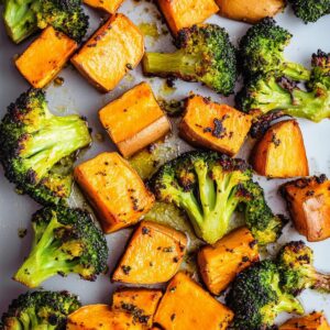 Roasted Broccoli And Sweet Potatoes Recipe