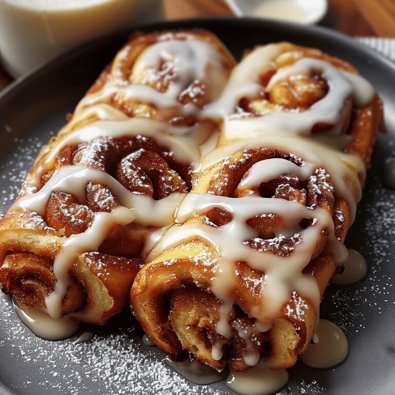 Gooey Cinnamon Roll French Toast Roll-Ups Recipe