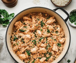One Pot Chicken Orzo Recipe