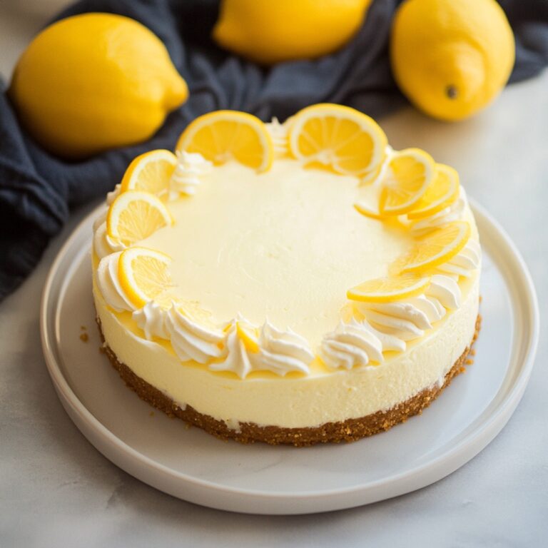 No Bake Lemon Cheesecake Recipe