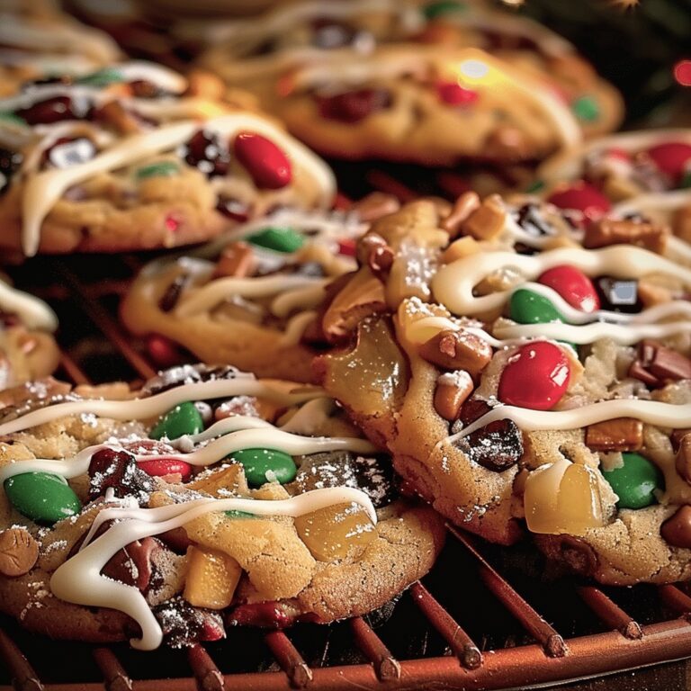 Festive Chewy Fruitcake Cookies Recipe