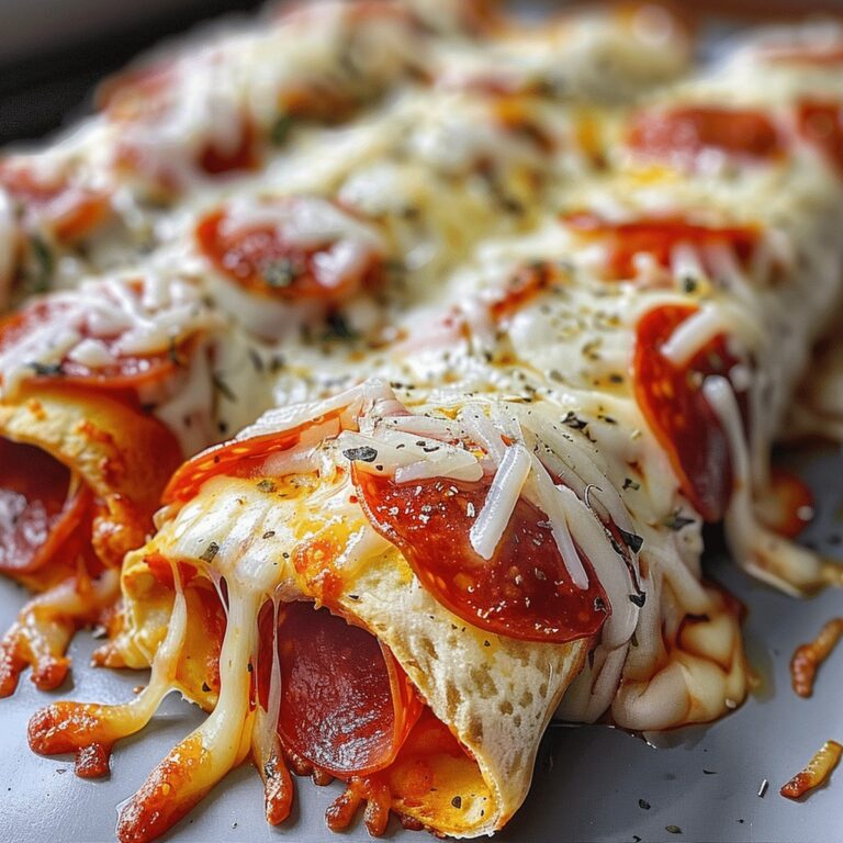Crispy Pepperoni Pizza Roll-Ups Recipe