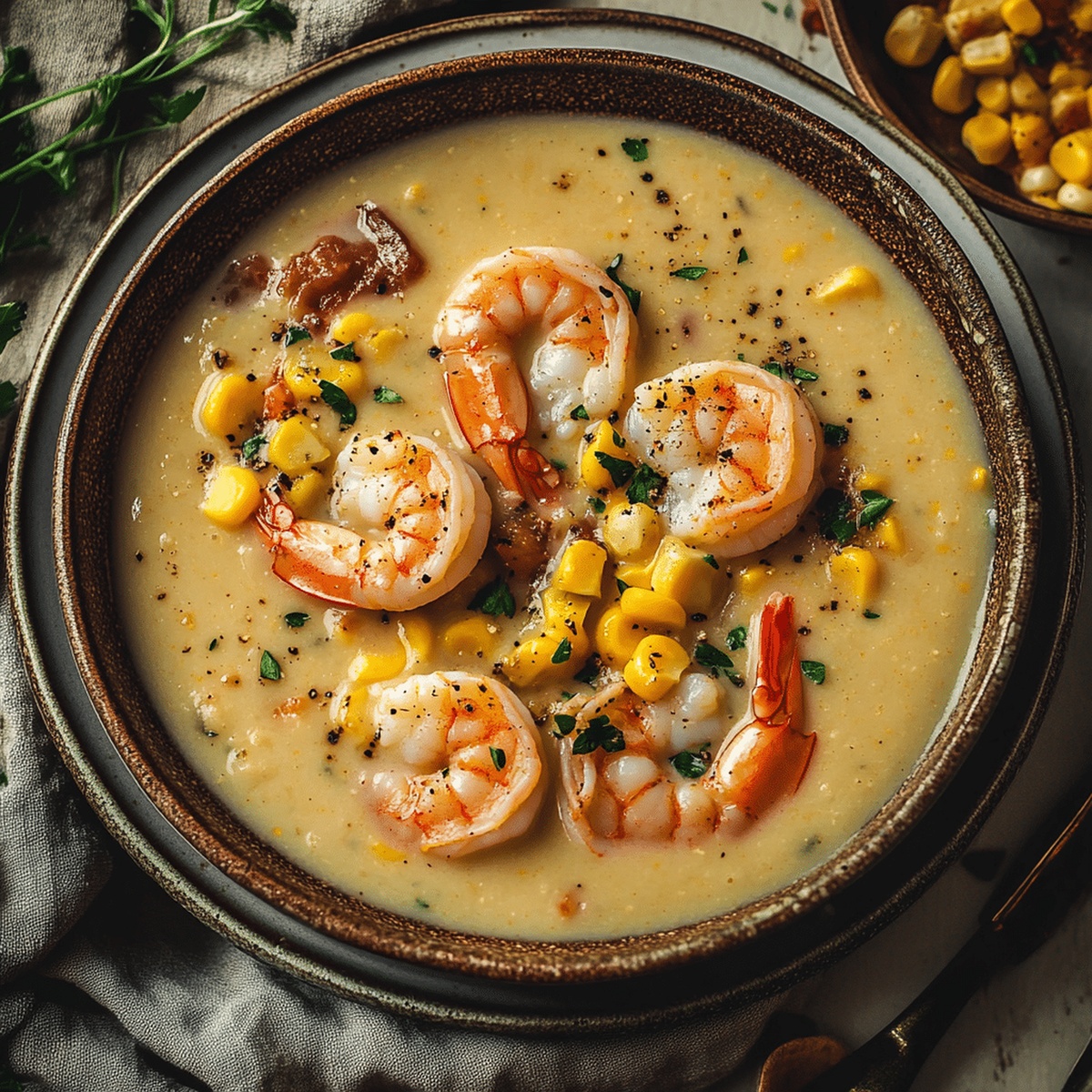 Creamy Shrimp And Corn Bisque Recipe