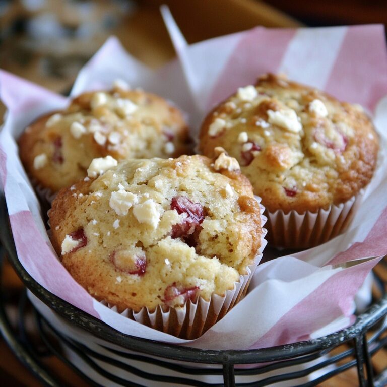 Tangy Rhubarb Muffins Recipe