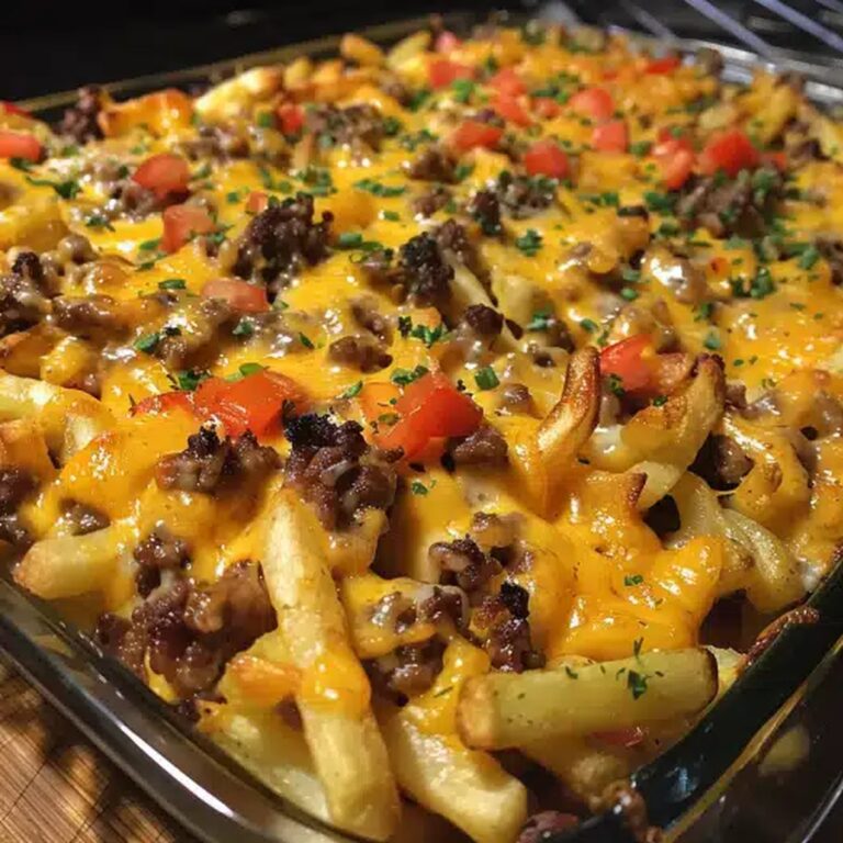 Mouthwatering Cheeseburger French Fry Casserole Recipe