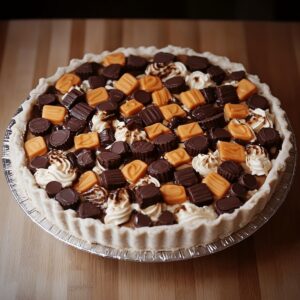 Decadent Reeses Peanut Butter Cup Pie Recipe
