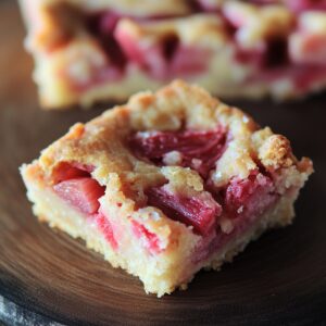 Incredible Rhubarb Dream Bars Recipe