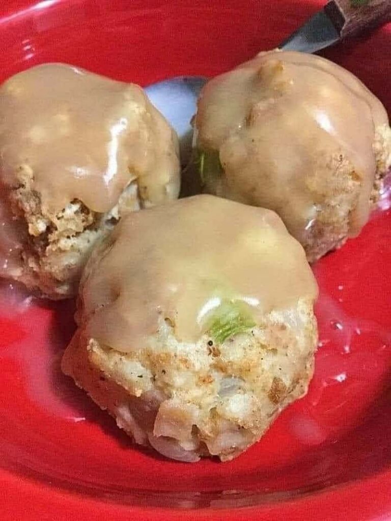 Crispy Turkey Stuffing Balls Recipe