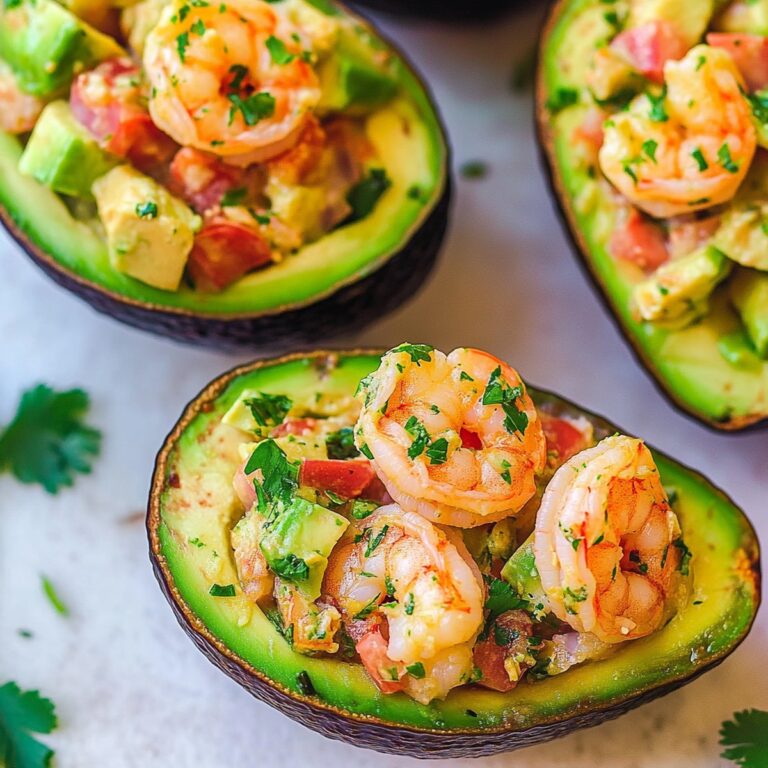 Creamy Shrimp Stuffed Avocados Recipe