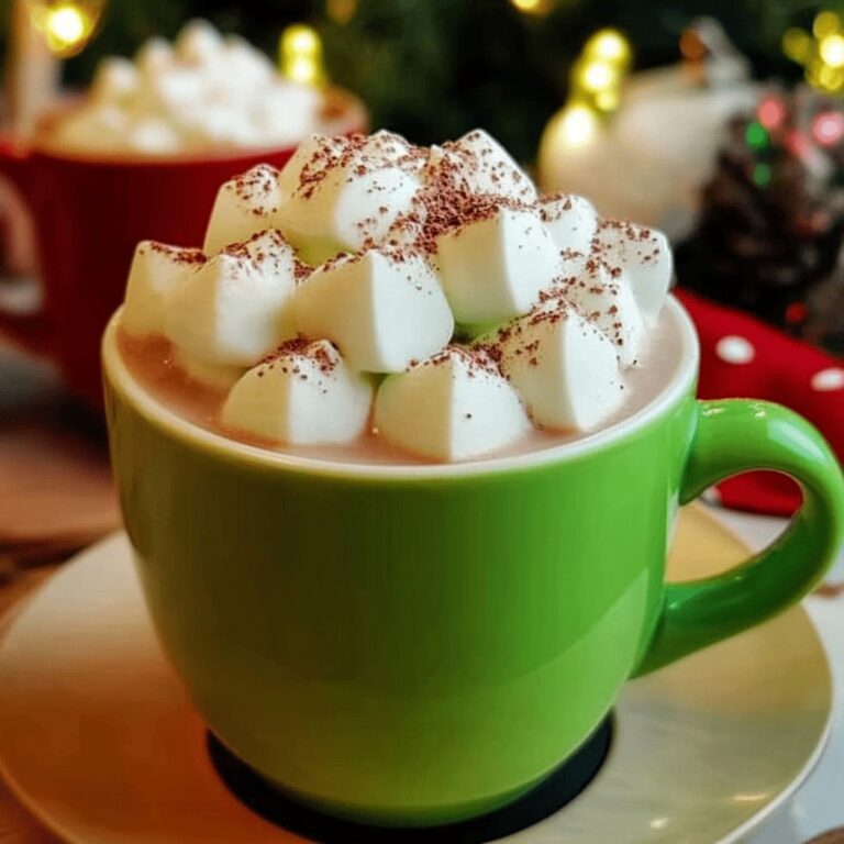Festive Grinch Hot Chocolate Recipe
