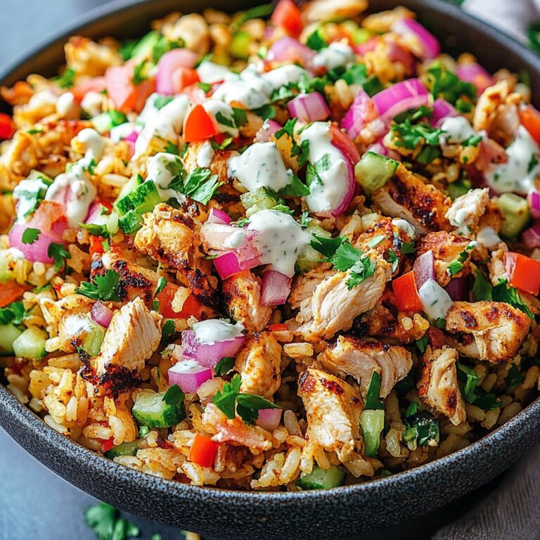 Mouthwatering Chicken Shawarma Crispy Rice Salad Recipe