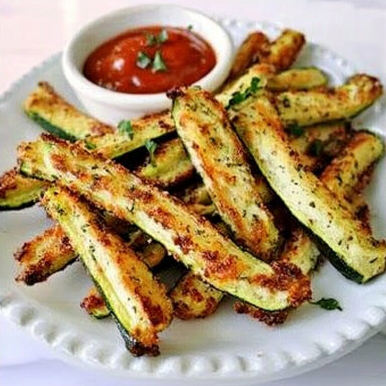 Baked Parmesan Zucchini Fries Recipe
