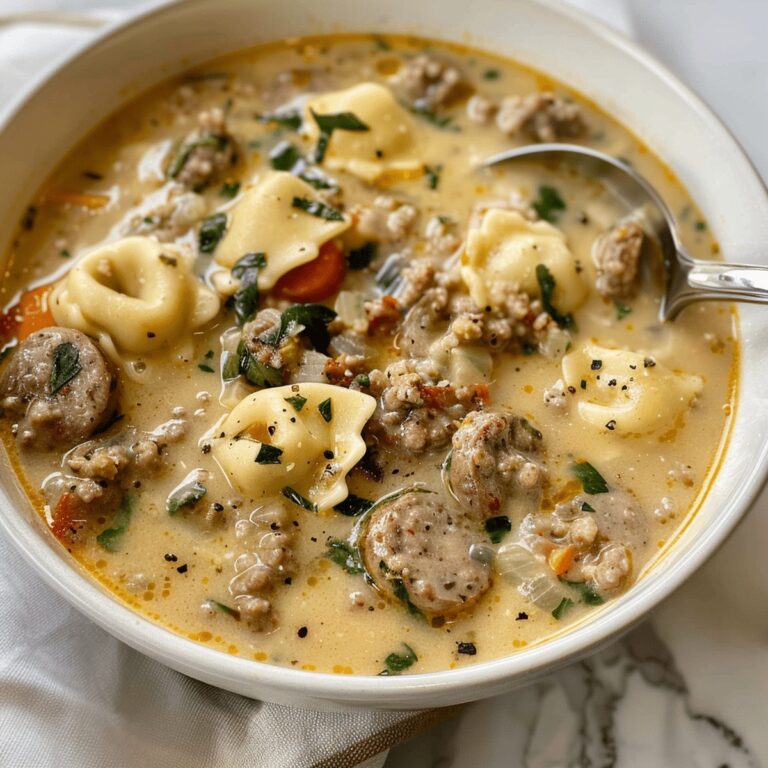 Hearty Sausage Tortellini Soup Recipe