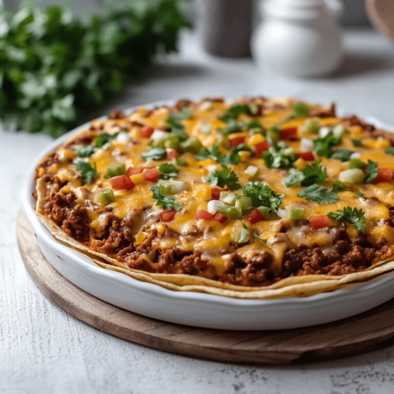 Cheesy Taco Casserole With Tortillas Recipe