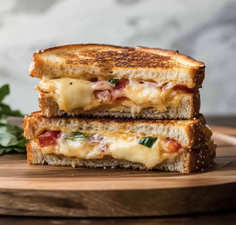 Melty Cream Cheese Grilled Cheese Recipe