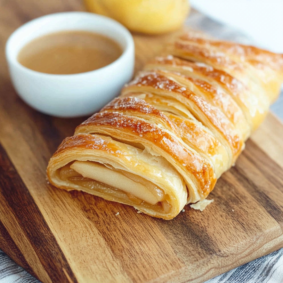 Braided Apple Puff Pastry Recipe