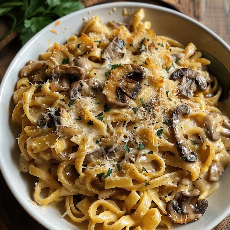 Silky Leek And Mushroom Gruyere Pasta Recipe