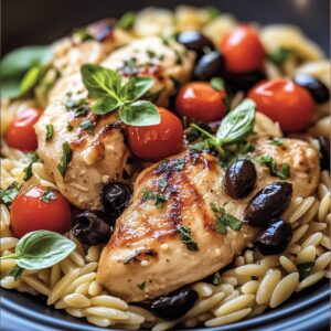 Mediterranean Chicken And Orzo Recipe